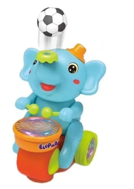 New design dancing Musician Elephant Toy With Music And Flashing Light